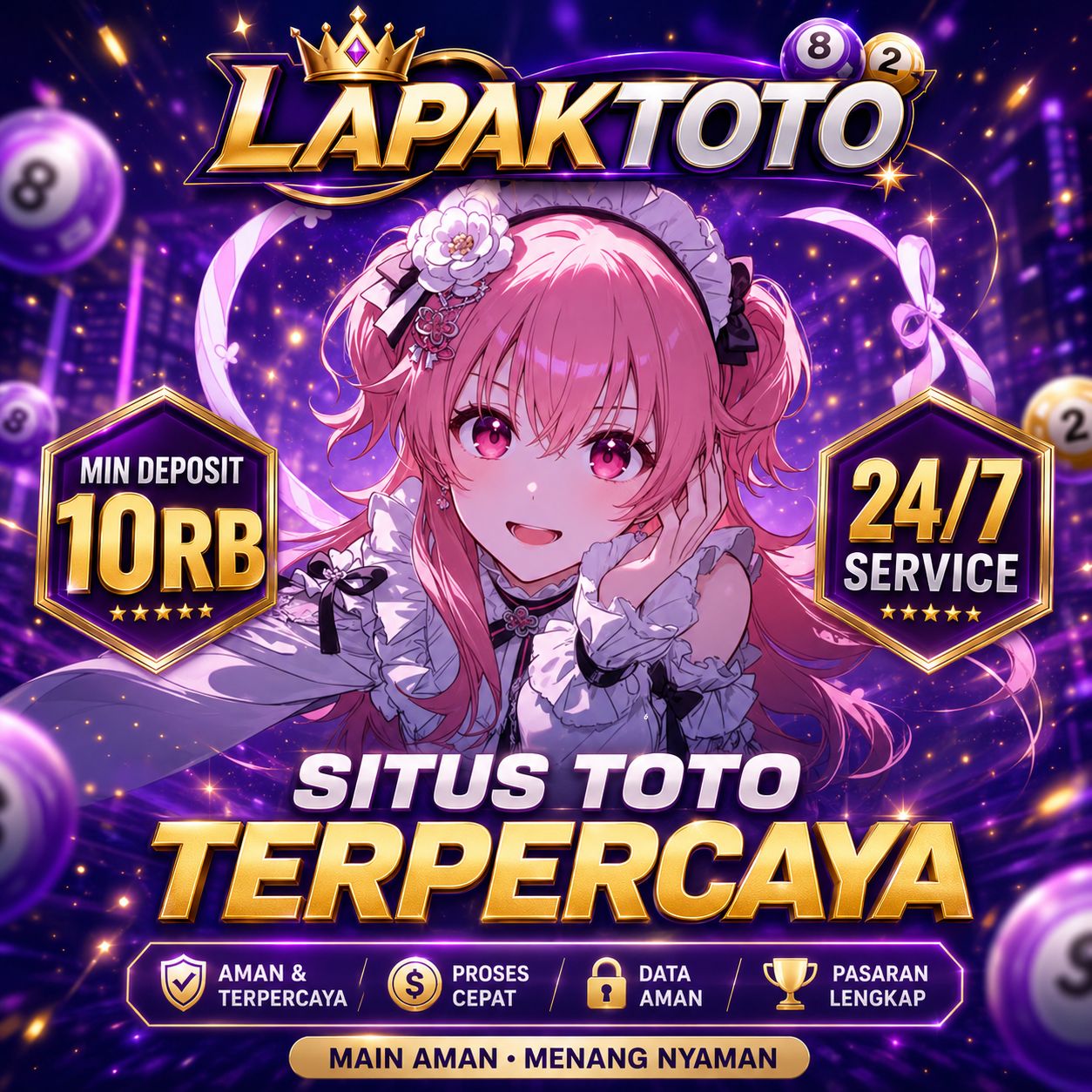 LAPAKTOTO: Situs Toto Terpercaya dengan 30+ Pasaran Internasional dan Customer Service Nonstop by Hey siriusly